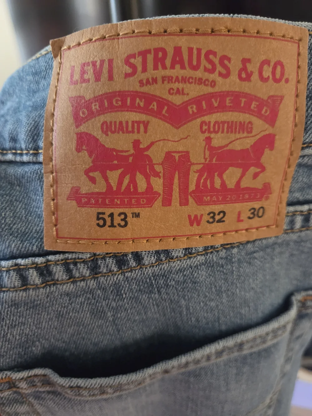 NWT Levi's Light Blue Straight Jeans